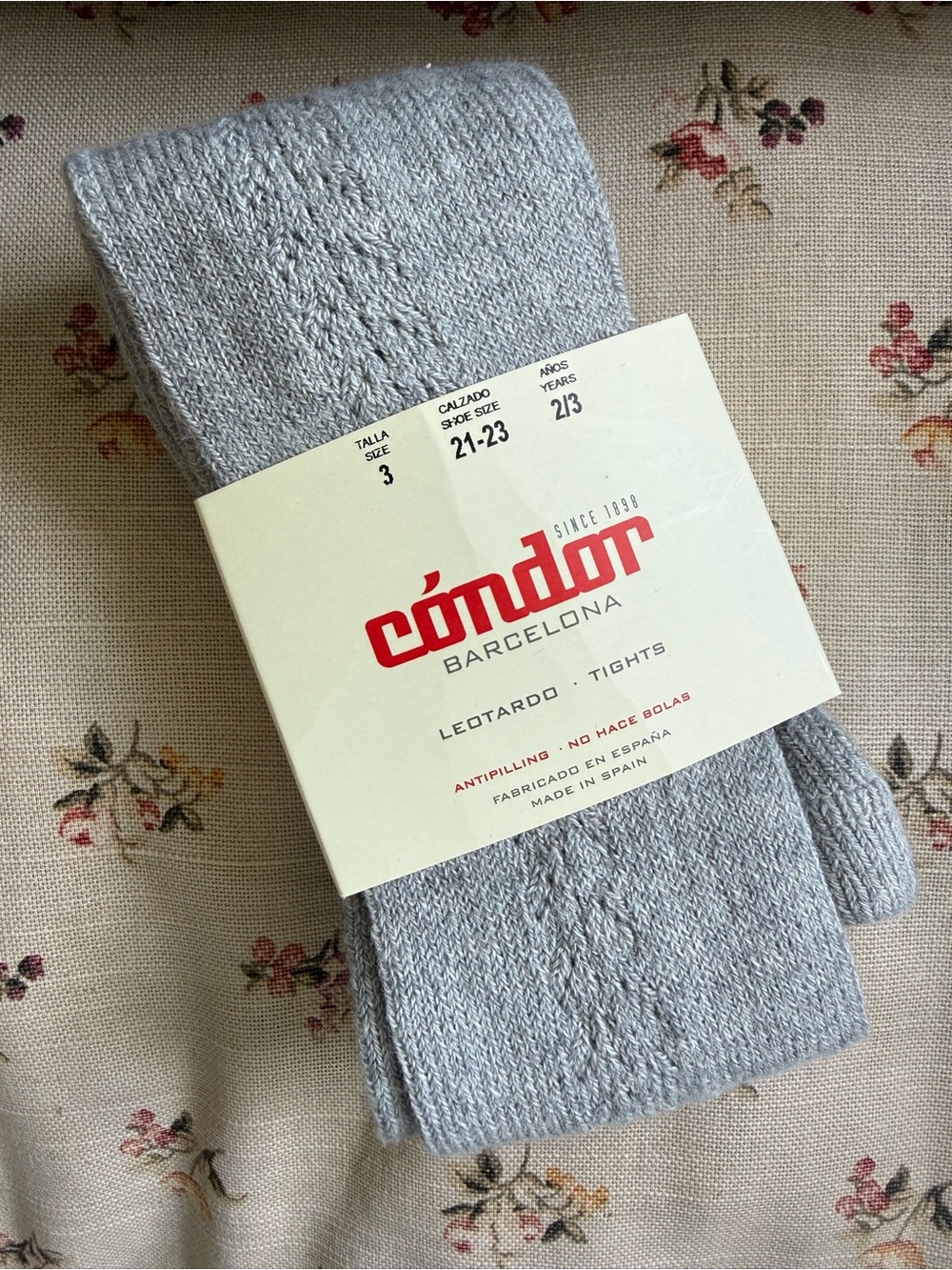 Kids Cóndor Crochet Tights